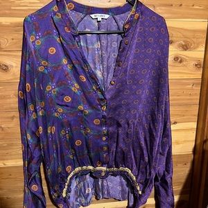 funky silk vintage blouse